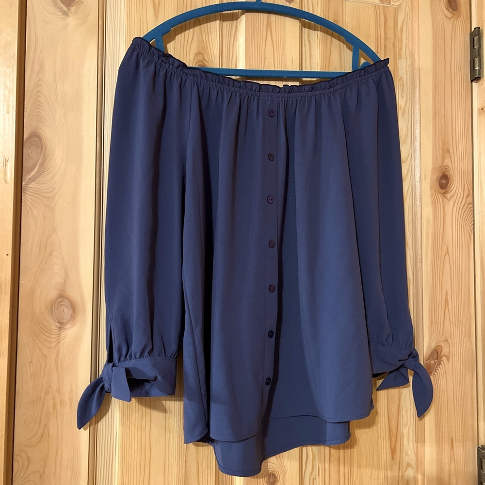 BCX Cold Shoulder Blouse